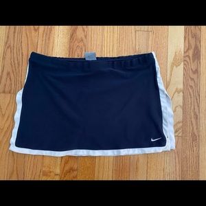 Nike Drifit Navy and White Tennis Skirt / Shorts